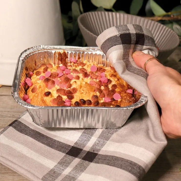 5 Barquettes de cuisson alu rectangulaires-Cerf Dellier Discount