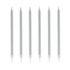 12 bougies argentées hautes 13 cm-Cerf Dellier Best