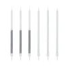 12 bougies bicolores argentées hautes 13 cm-Cerf Dellier Clearance