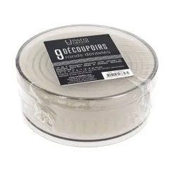 9 Découpoirs ronds cannelés assortis-Cerf Dellier Discount