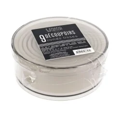 9 Découpoirs ronds lisses assortis-Cerf Dellier Outlet