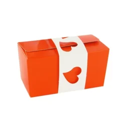 5 Kits "Ballotin Orange 250 g + Fourreau Blanc"-Cerf Dellier Hot