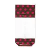 10 sachets FC + liens chocolat/rose 12 x 26 cm-Cerf Dellier New