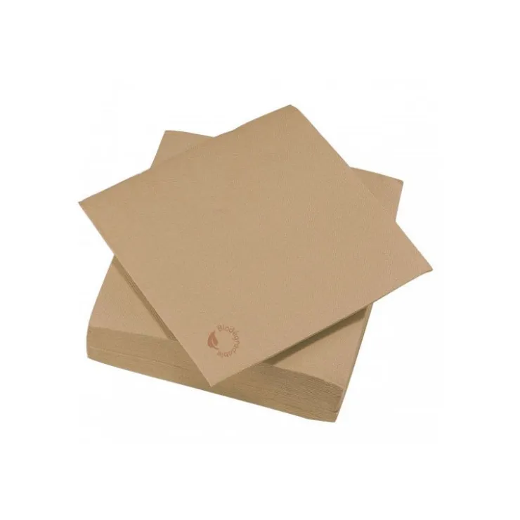 100 Serviettes de table biodégradables-Cerf Dellier Online
