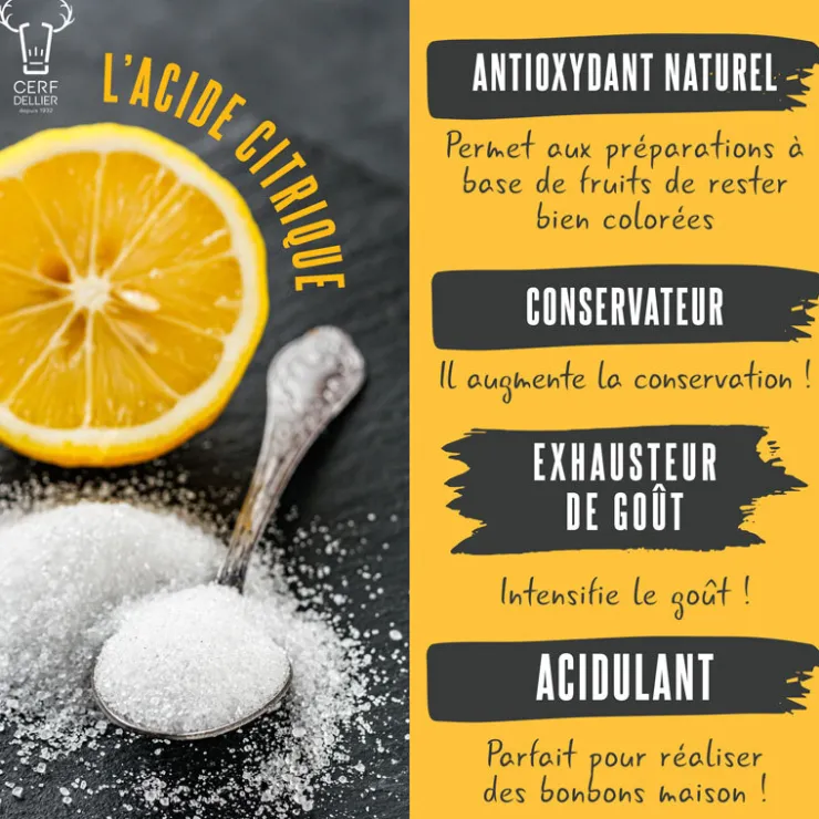 Acide Citrique 1 kg-Cerf Dellier Online