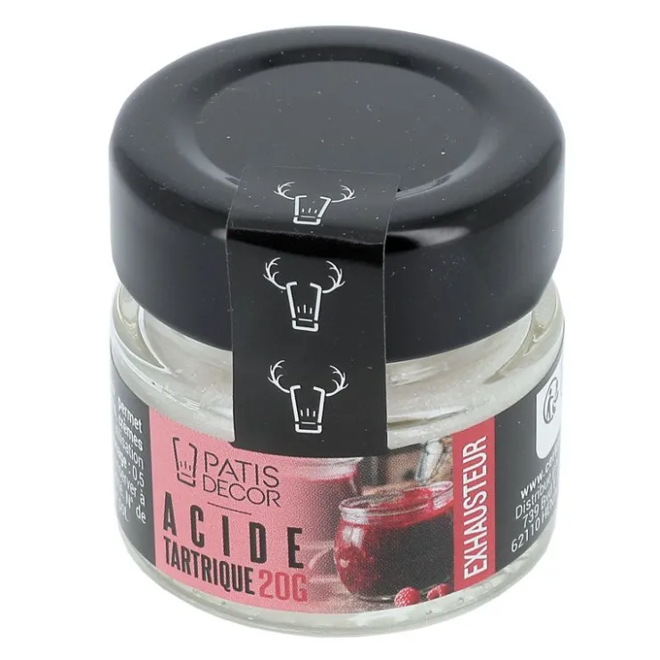 Acide tartrique 20 g-Cerf Dellier New