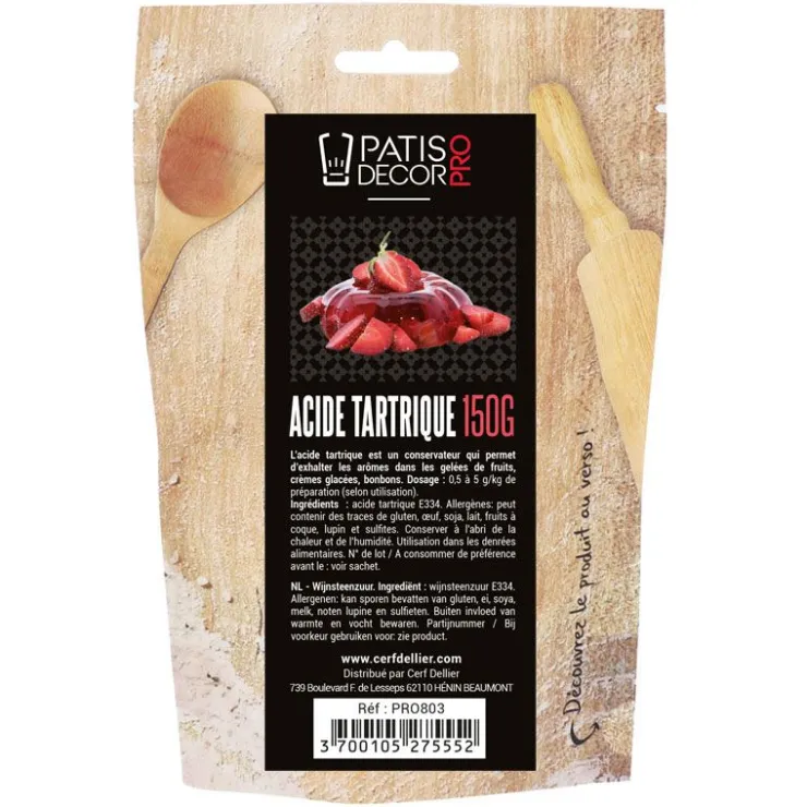 Acide tartrique 150 g-Cerf Dellier Hot