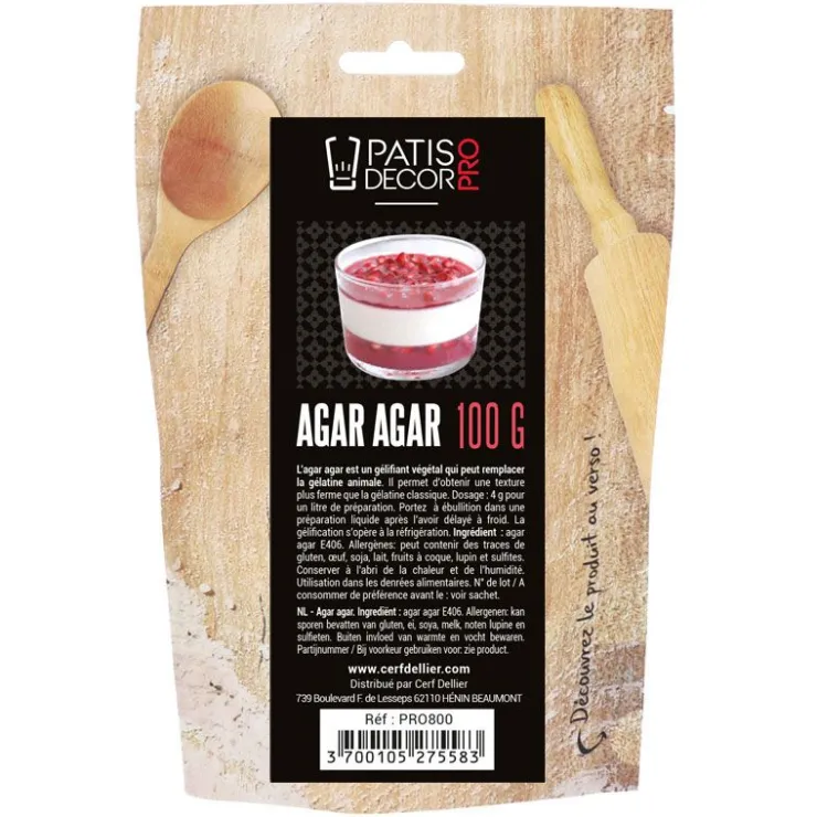 Agar Agar 100 g-Cerf Dellier