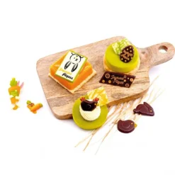 Animaux de Pâques assortis en chocolat noir (x48)-Cerf Dellier Hot