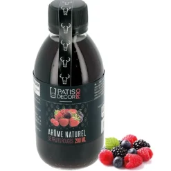Arôme naturel de Fruits rouges 200 ml-Cerf Dellier New