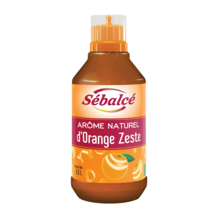 Arôme naturel d'orange Zeste Sébalcé 500 ml-Cerf Dellier Hot