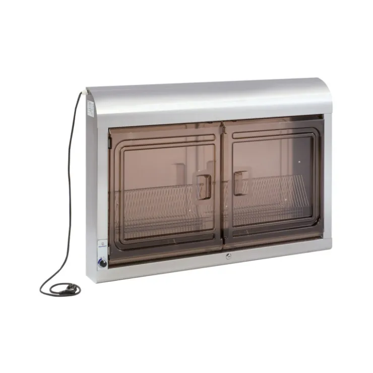 Armoire de décontamination avec serrure - avec panier fil inox - pour 40 couteaux-Cerf Dellier Discount