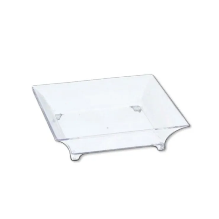 Assiette Carrée Cristal Very Verrines (x12)-Cerf Dellier Hot