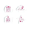 Assortiment chocolats blancs Bonne Fête Maman (x 96) - DDM 10/24-Cerf Dellier Outlet