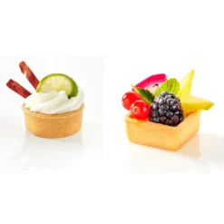 Assortiment de mini Trendy ronds et carrés au beurre (x 96)-Cerf Dellier Online