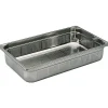 Bac gastronorme perforé inox - sans anse - GN 1/1 profondeur 15 cm-Cerf Dellier Online