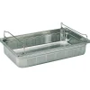 Bac gastronorme perforé inox - avec anses panier - GN 1/1 profondeur 15 cm-Cerf Dellier Online