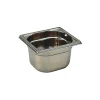 Bac gastronorme plein inox - sans anse - GN 1/6 profondeur 15 cm-Cerf Dellier Online