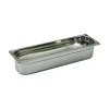 Bac gastronorme plein inox - sans anse - GN 2/4 profondeur 4 cm-Cerf Dellier Outlet