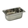 Bac gastronorme plein inox - sans anse - GN 1/4 profondeur 15 cm-Cerf Dellier Online