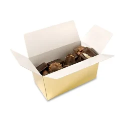 Ballotins Or 250g, intérieur blanc (x 50)-Cerf Dellier