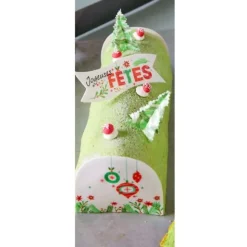 Banderoles blanches Joyeuses Fêtes azyme (x24)-Cerf Dellier Online