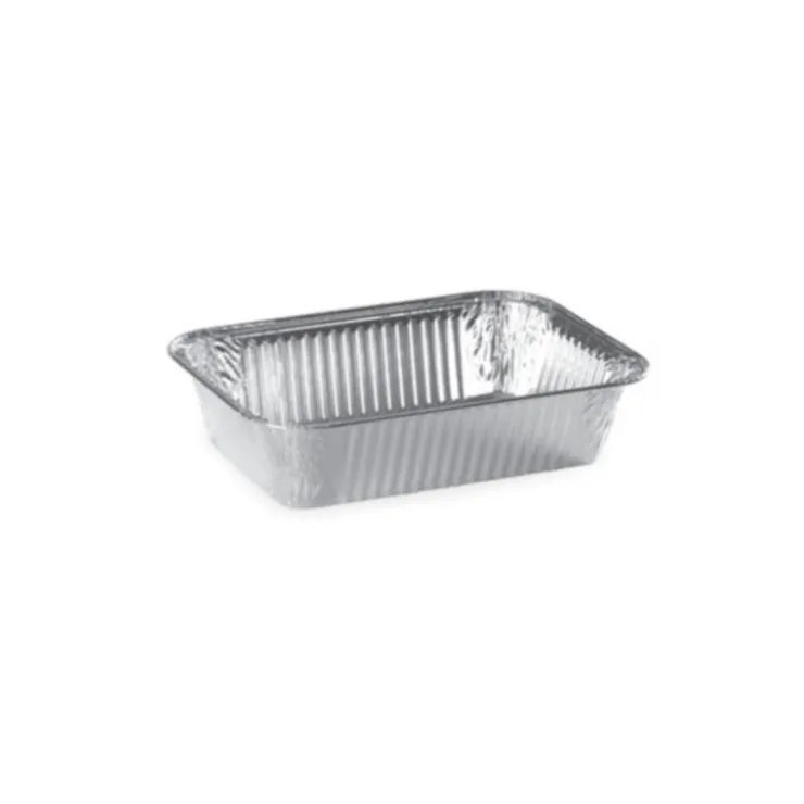 Barquettes jetables en aluminium bords roulés (x100)-Cerf Dellier