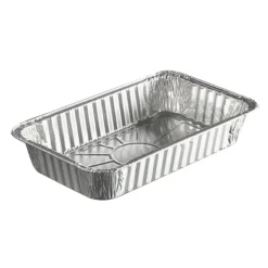 Barquettes rectangle jetable en aluminium (x100)-Cerf Dellier New