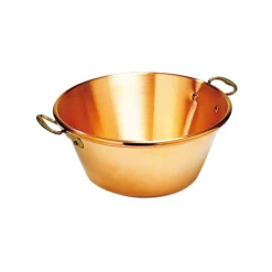 Bassine à confitures extra-forte cuivre 42 cm-Cerf Dellier New