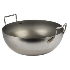 Bassine à friture en tôle d'acier noire sans panier 40 cm-Cerf Dellier Sale