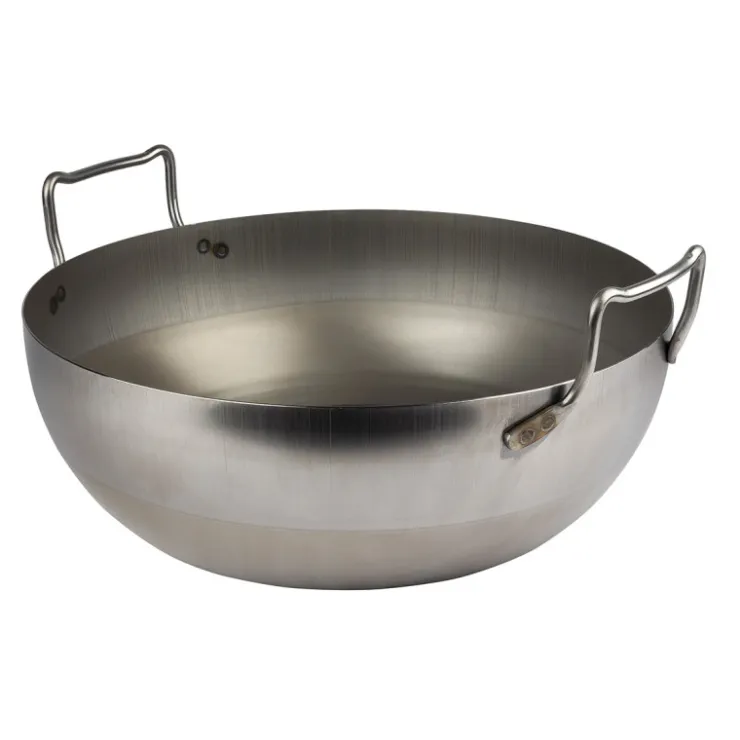 Bassine à friture en tôle d'acier noire sans panier 40 cm-Cerf Dellier Sale