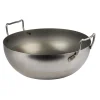 Bassine à friture en tôle d'acier noire sans panier 32 cm-Cerf Dellier Discount
