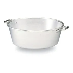 Bassine landaise aluminium à anses 36 cm-Cerf Dellier Best
