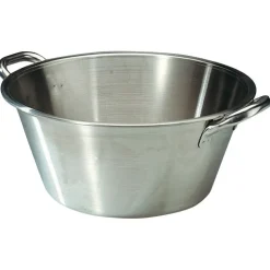 Bassine landaise inox à anses 47 cm-Cerf Dellier Sale