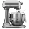 Batteur Kitchenaid gris 6,9 L-Cerf Dellier