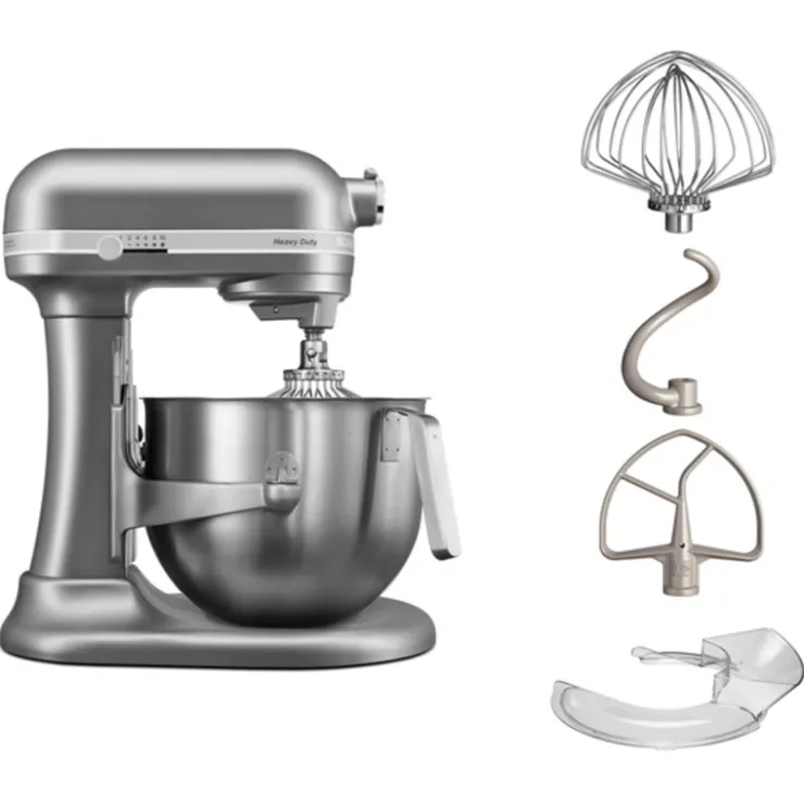 Batteur Kitchenaid gris 6,9 L-Cerf Dellier
