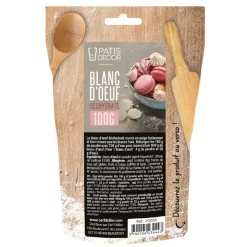 Blanc d'œuf déshydraté en poudre 100 g-Cerf Dellier Best