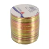 Bolduc Raphia Pearl anis / fuchsia / or 50 m-Cerf Dellier Best