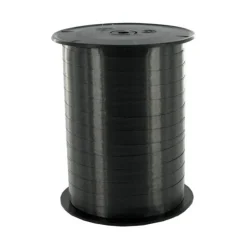 Bolduc satiné noir 7mm (500 m)-Cerf Dellier Online