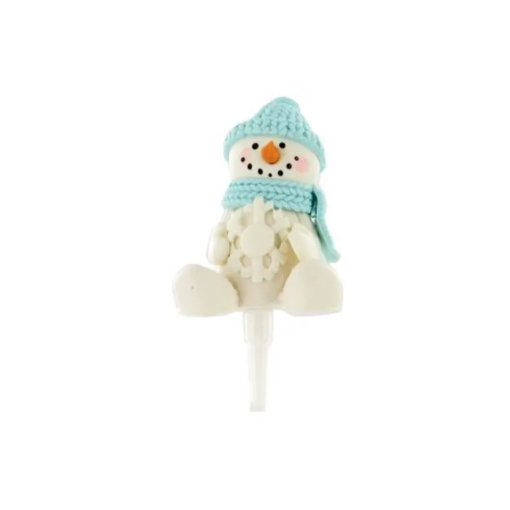 Bonhomme de neige assis-Cerf Dellier Discount
