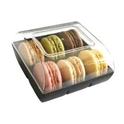Boîte 6 macarons noire-Cerf Dellier Clearance