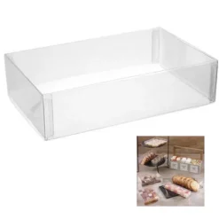 Boîte confiseur transparente 143 x 104 x 25 mm-Cerf Dellier Outlet