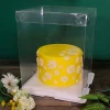 Boîte gâteau transparente - 30 x 30 x 35 cm-Cerf Dellier Best