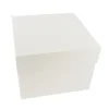 Boîte pâtissière blanche 18 x 18 x H 20 cm-Cerf Dellier Hot