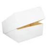 Boîte pâtissière blanche carrée 18 x 18 x 10 cm-Cerf Dellier Outlet