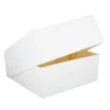 Boîte pâtissière blanche carrée 35 x 35 x 8 cm-Cerf Dellier New