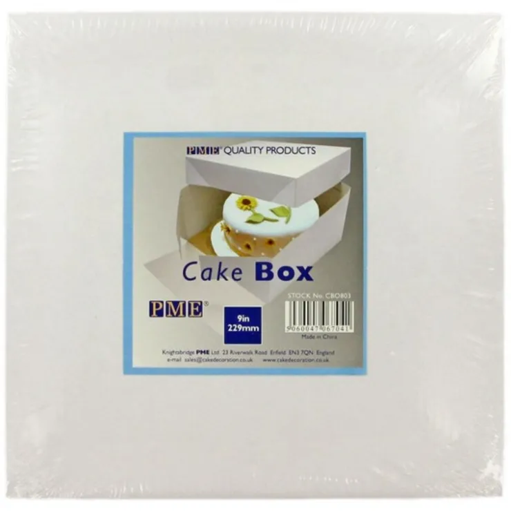 Boîte pâtissière blanche hauteur 15 cm PME-Cerf Dellier Outlet