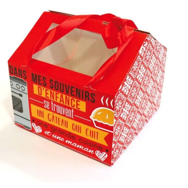Boîte pâtissière Maison 26 cm, hauteur 24 cm-Cerf Dellier Discount