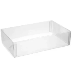 Boîte transparente rectangle 16 x 12 x 2,5 cm (x5)-Cerf Dellier New