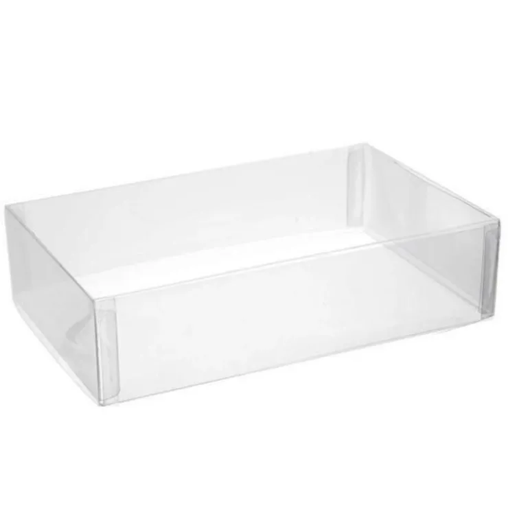 Boîte transparente rectangle 16 x 12 x 2,5 cm (x5)-Cerf Dellier New